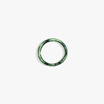 Dinosaur Designs Wishbone Bangle in Moss Colour resin with Wide Fit