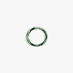 Dinosaur Designs Wishbone Bangle Bracelets in Moss Colour resin with Narrow Fit