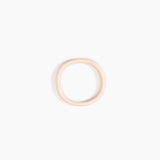 Dinosaur Designs Wishbone Bangle Bracelets in Rose Swirl Colour resin with Narrow Fit
