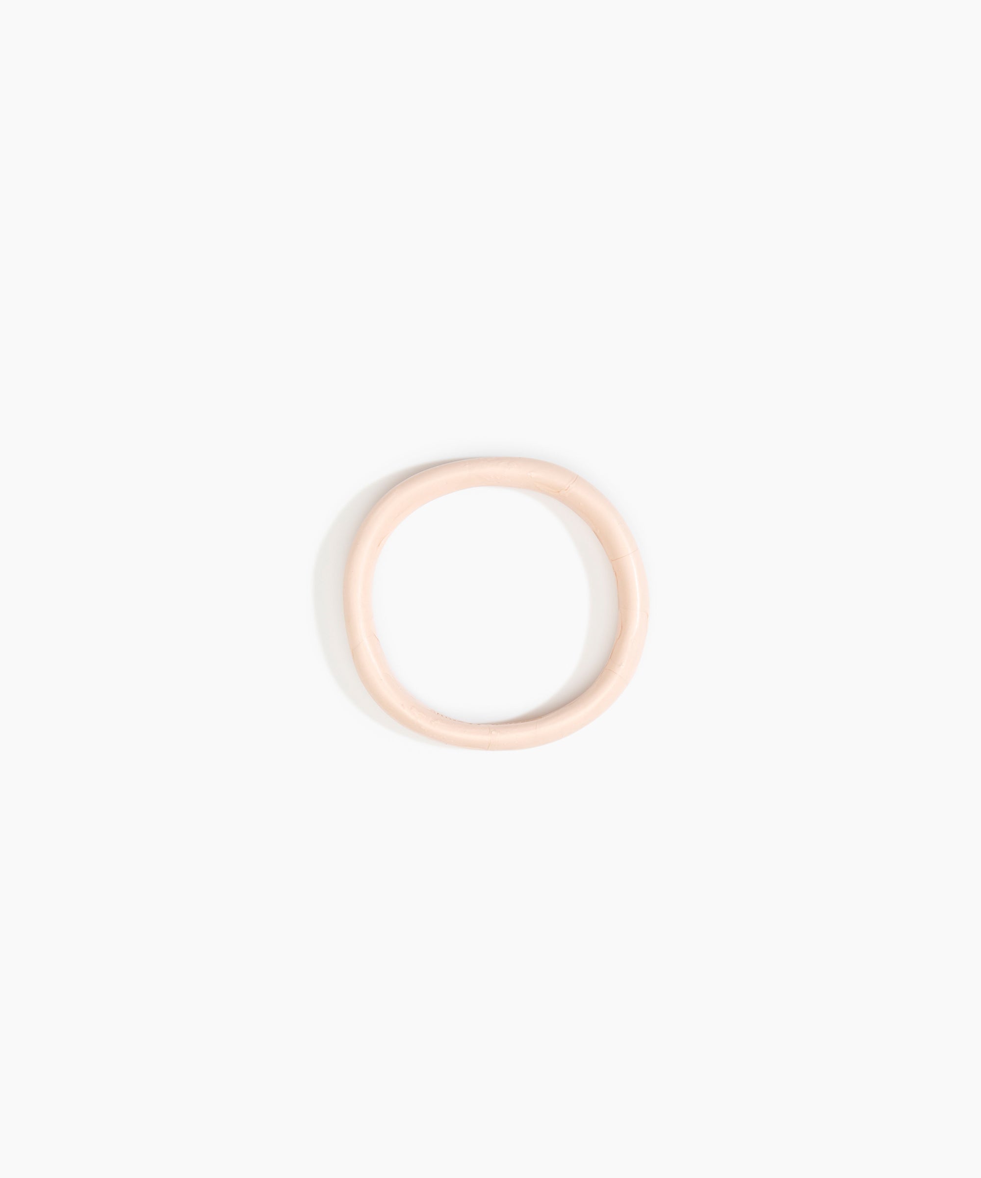 Dinosaur Designs Wishbone Bangle Bracelets in Rose Swirl Colour resin with Narrow Fit