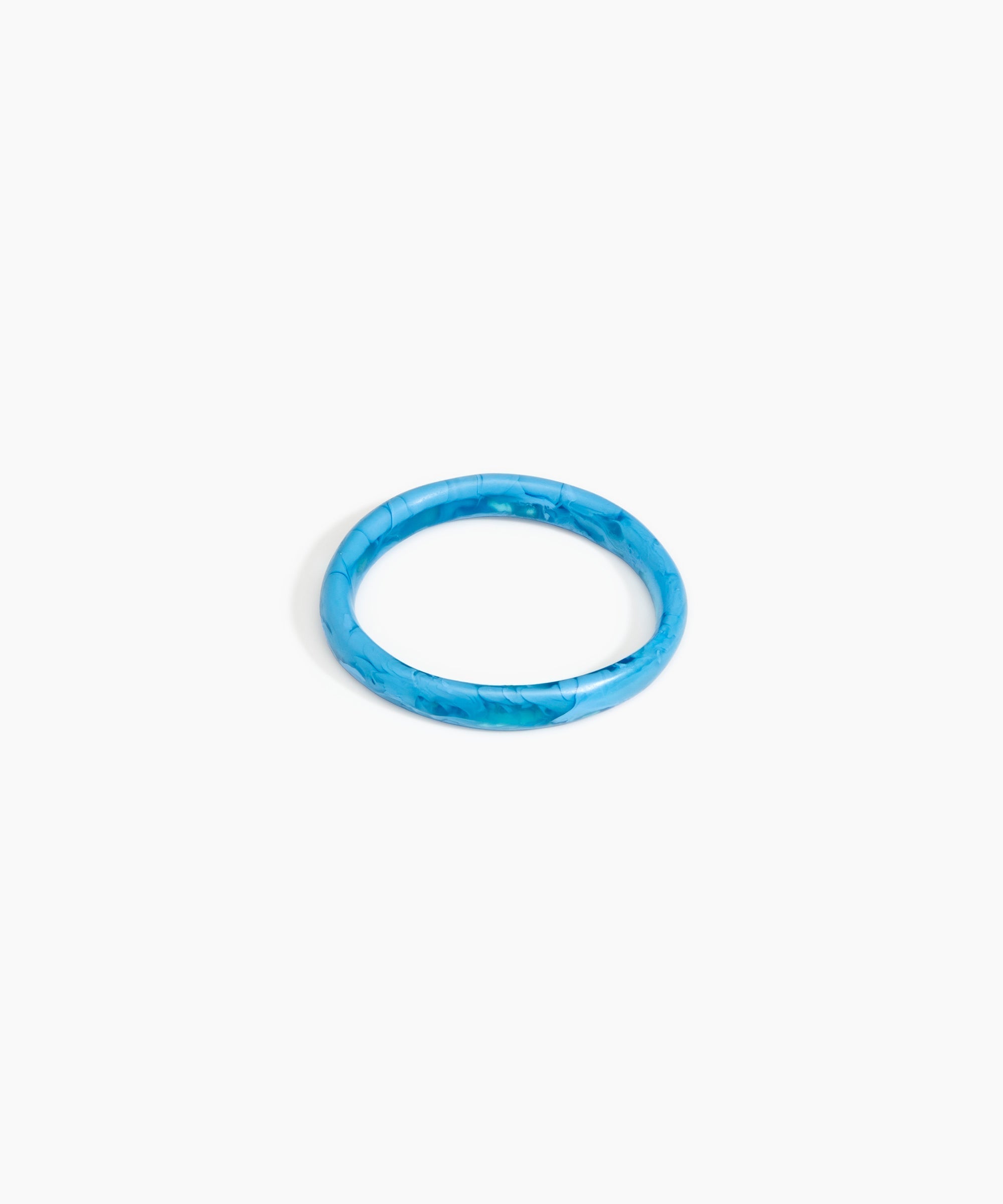 Dinosaur Designs SBPLNWBN wishbone bangle SKY