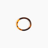 Dinosaur Designs Wishbone Bangle in Tortoise Colour resin with Wide Fit