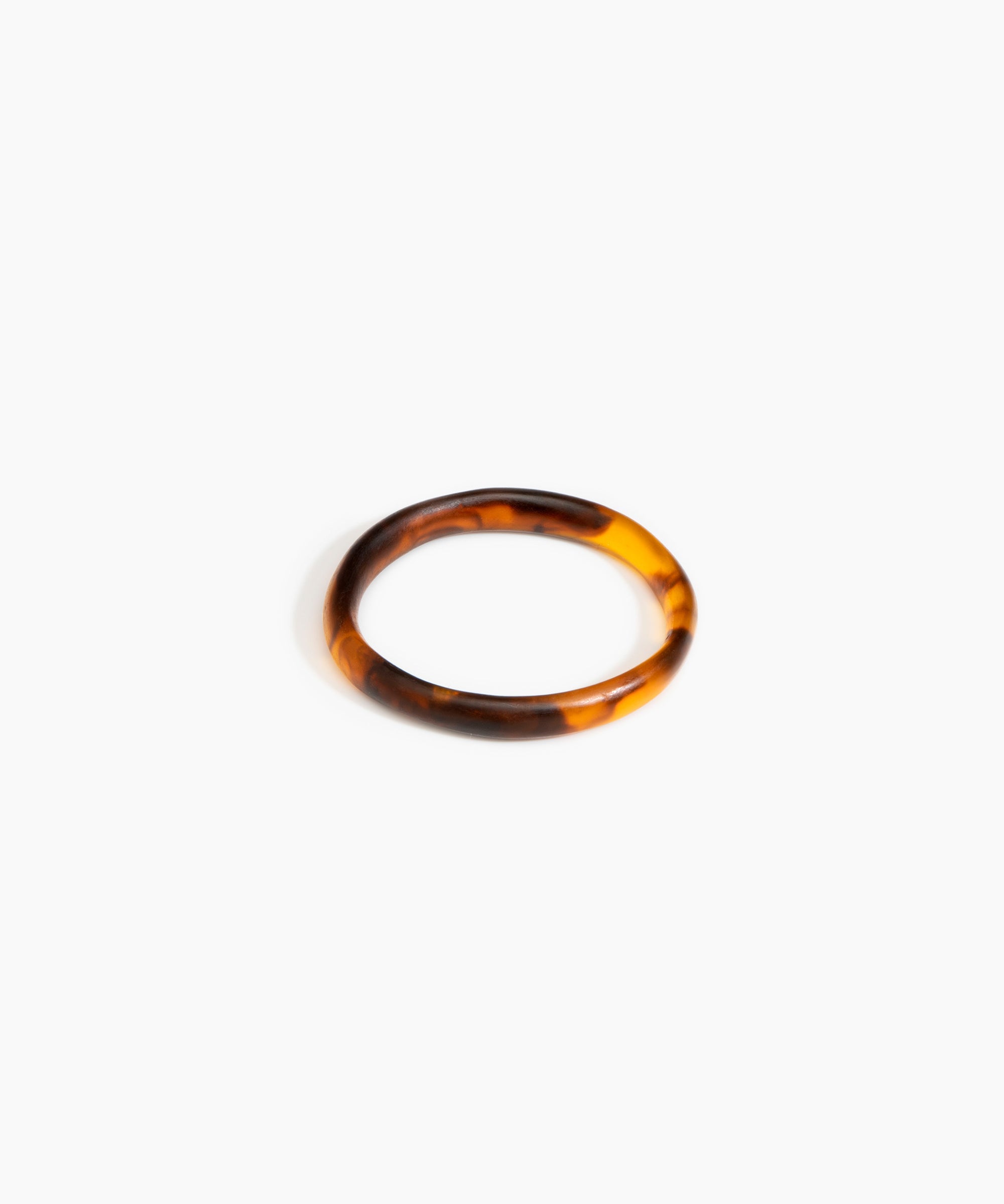 Dinosaur Designs SBPLNWBN wishbone bangle TORTOISE