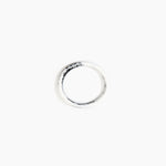 Dinosaur Designs Wishbone Bangle Bracelets in White Marble Colour resin with Narrow Fit