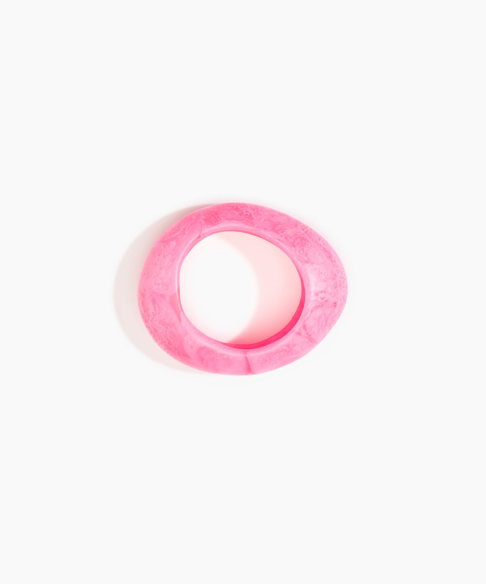 Dinosaur Designs Medium Rock Bangle Bracelets in Parakeet Colour resin with Wide Fit