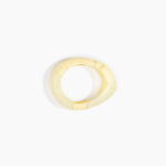 Dinosaur Designs Small Rock Bangle Bracelets in Lemon Colour resin with Wide Fit