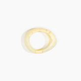 Dinosaur Designs Small Rock Bangle Bracelets in Lemon Colour resin with Wide Fit