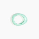 Dinosaur Designs Small Rock Bangle Bracelets in Mint Colour resin with Wide Fit