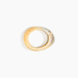 Dinosaur Designs Small Rock Bangle Bracelets in Sandy Pearl Colour resin with Wide Fit