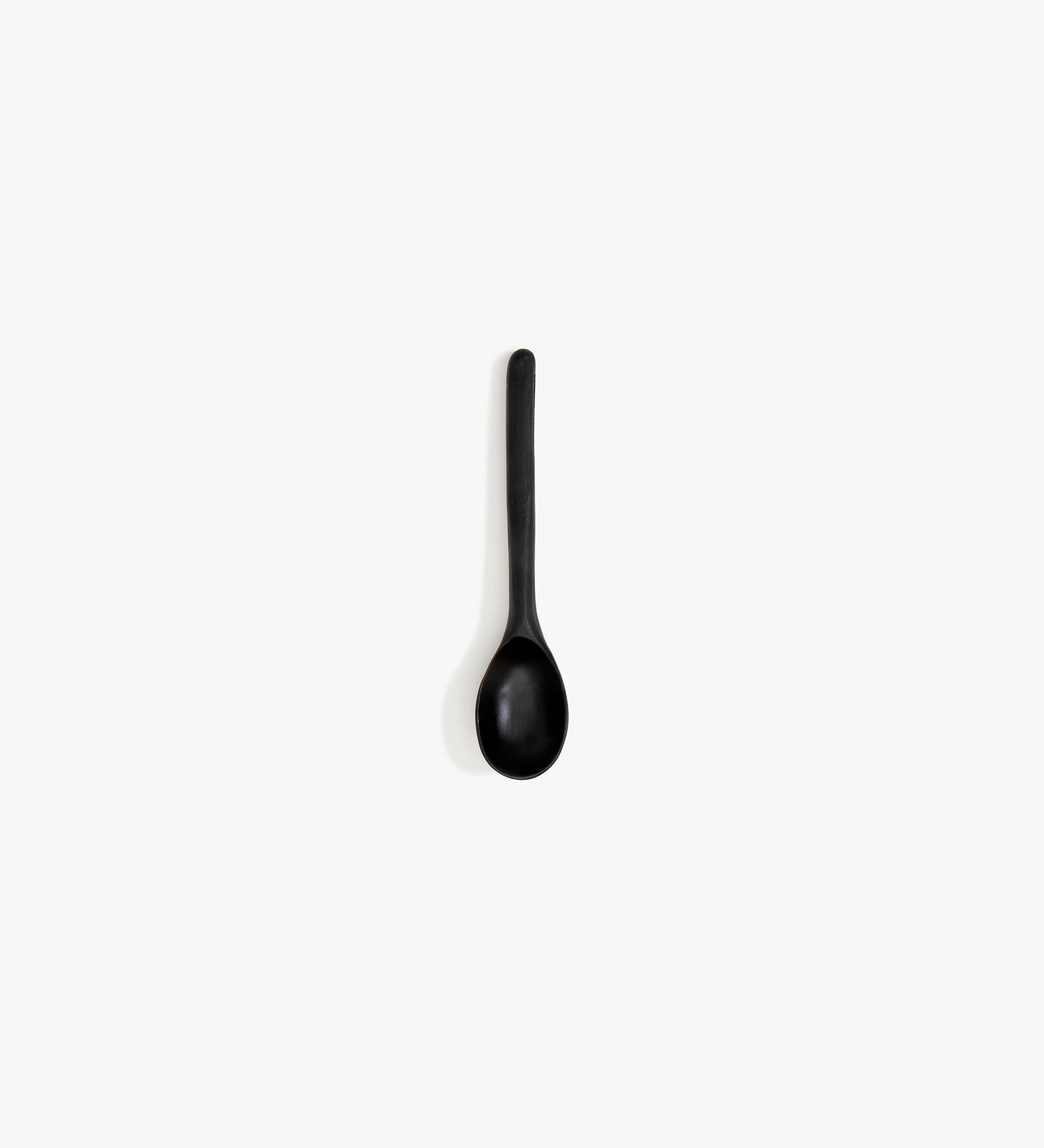 Dinosaur Designs Stone Spoon Tableware in Black Colour resin