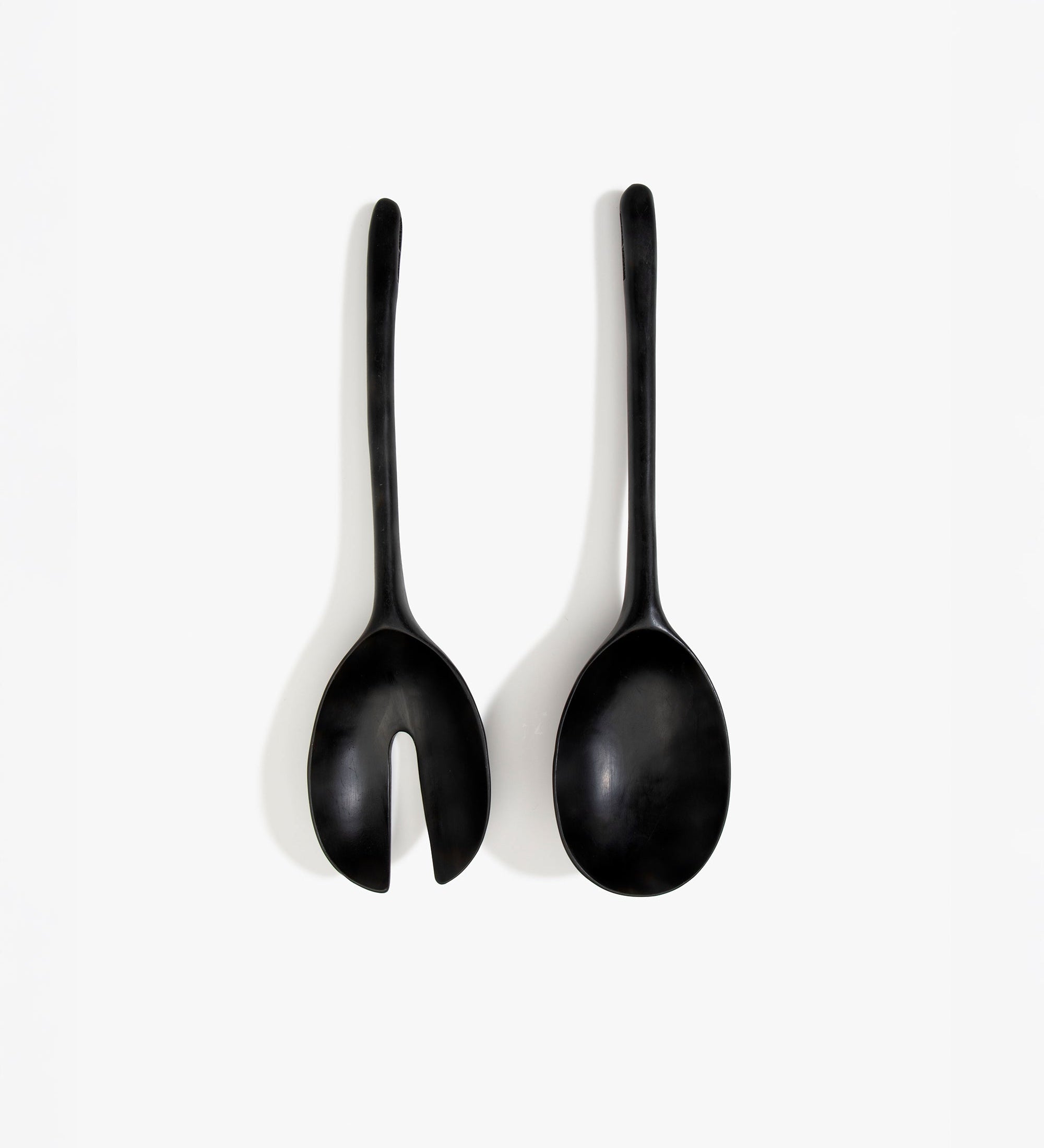 Dinosaur Designs Long Stone Servers Tableware in Black Colour resin