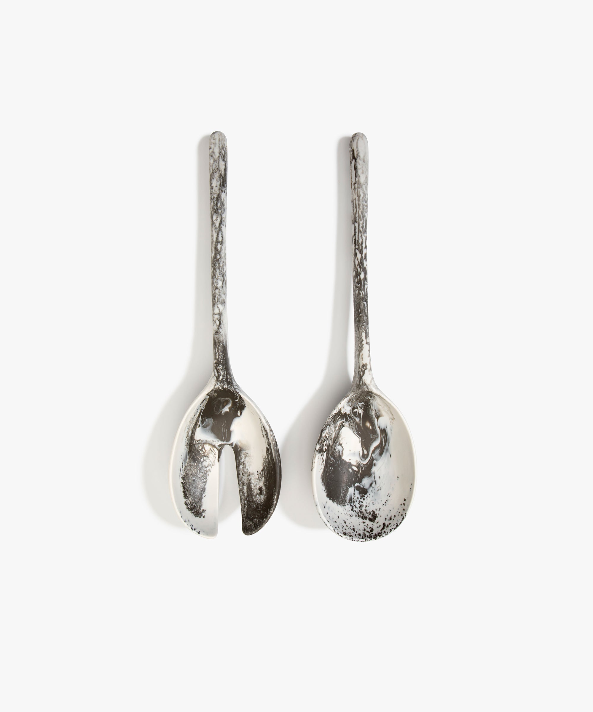 Dinosaur Designs Long Stone Servers in Granite Colour resin