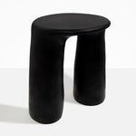 Dinosaur Designs TABRCKTOW Rock Tower Table BLACK