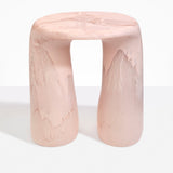 Dinosaur Designs TABRCKTOW rock tower table ROSE SWIRL