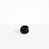 Dinosaur Designs Small Chestnut Vase in Black Colour resin.