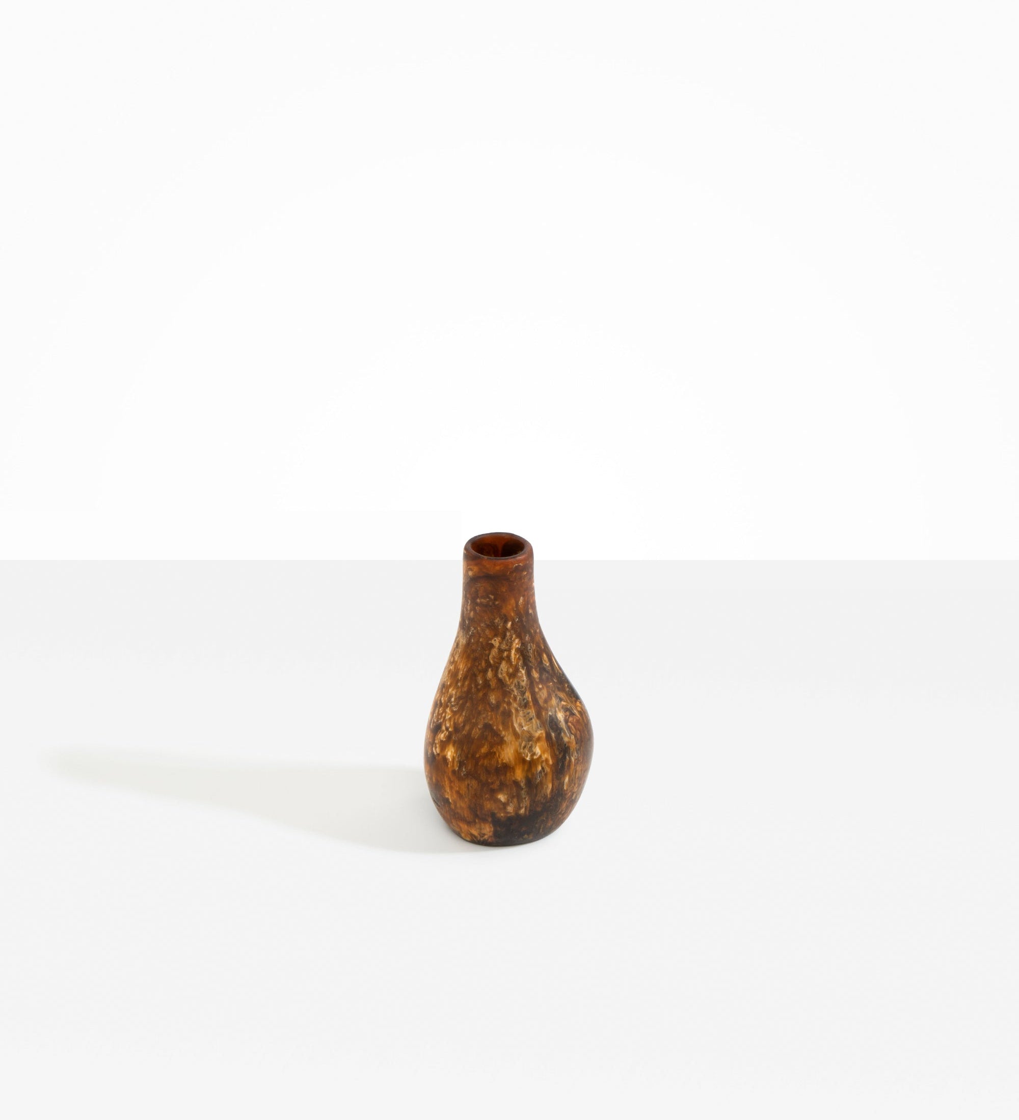 Dinosaur Designs Medium Liquid Vase Vases in Dark Horn Colour resin