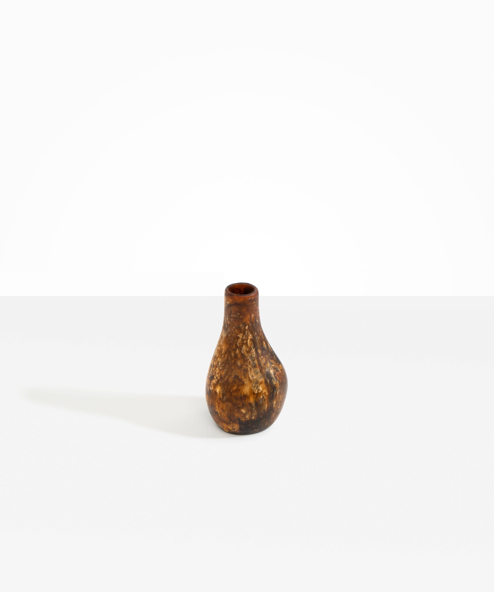 Dinosaur Designs Medium Liquid Vase Vases in Dark Horn Colour resin