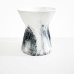 Dinosaur Designs Extra Large Bow Vase in White Marble Colour resin...