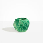 Dinosaur Designs Large Rock Vase in Grass Colour resin