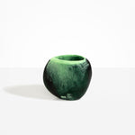 Dinosaur Designs Large Rock Vase in Moss Colour resin