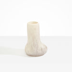 Dinosaur Designs Medium Stem Vase in Chalk Swirl Colour resin