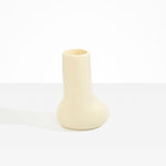 Dinosaur Designs Medium Stem Vase in Cream Colour resin
