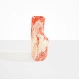 Dinosaur Designs Medium Studio Vase in Strawberry Colour resin.