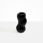 Dinosaur Designs Medium Valley Vase Vases in Black Colour resin