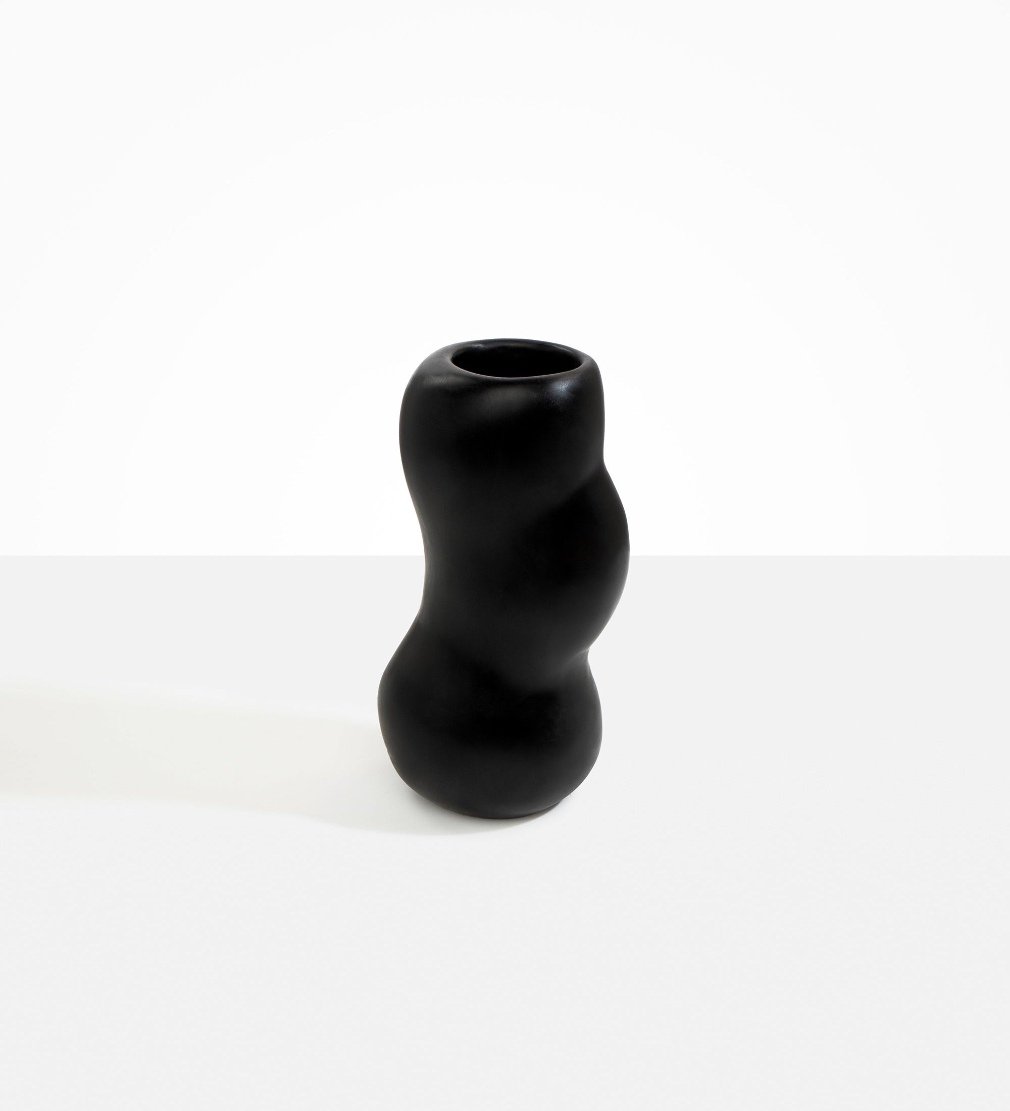 Dinosaur Designs Medium Valley Vase Vases in Black Colour resin