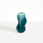 Dinosaur Designs Medium Valley Vase in Lagoon Colour resin