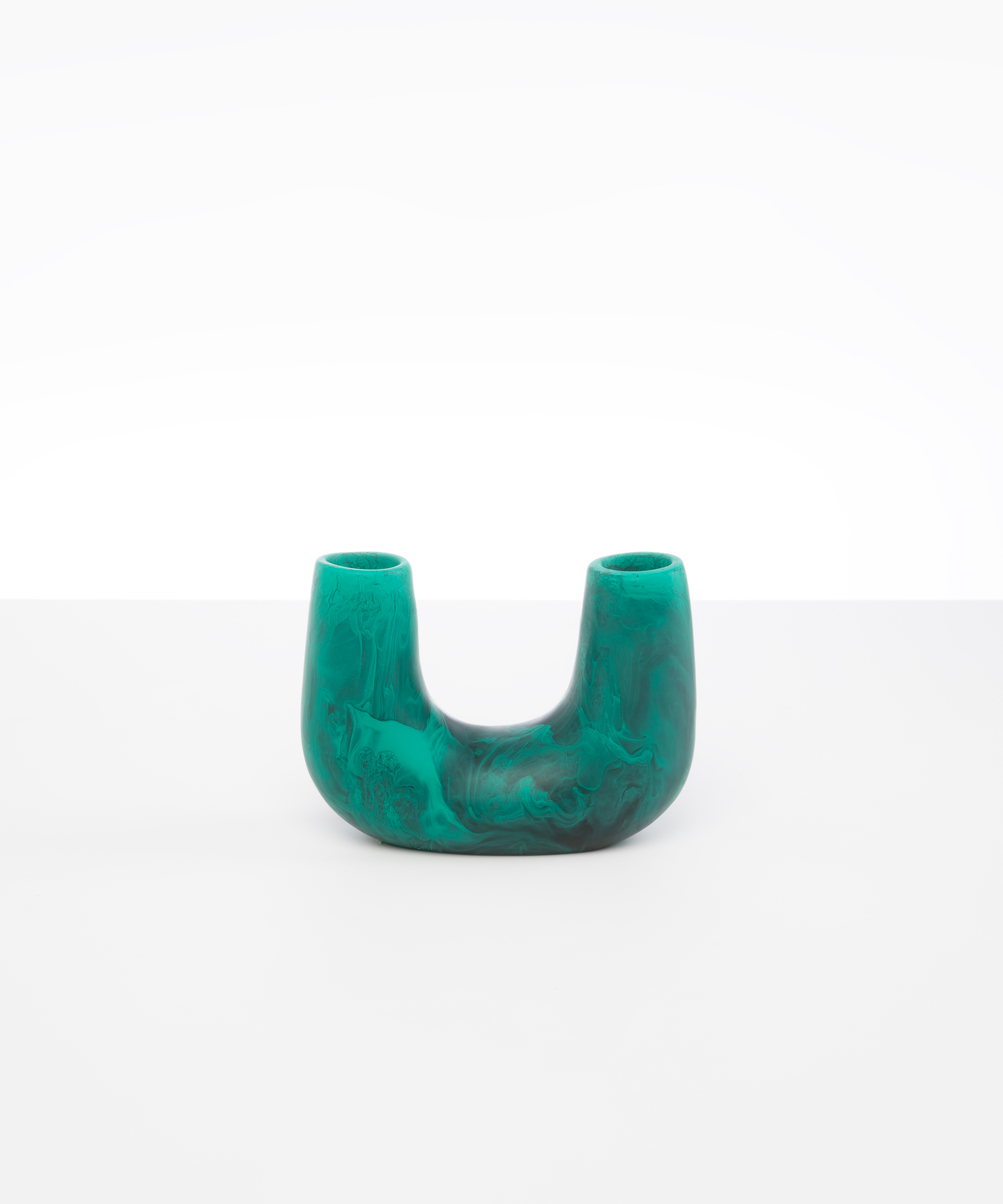 Dinosaur Designs Small Branch Vase Vases in Mineral Swirl Colour resin